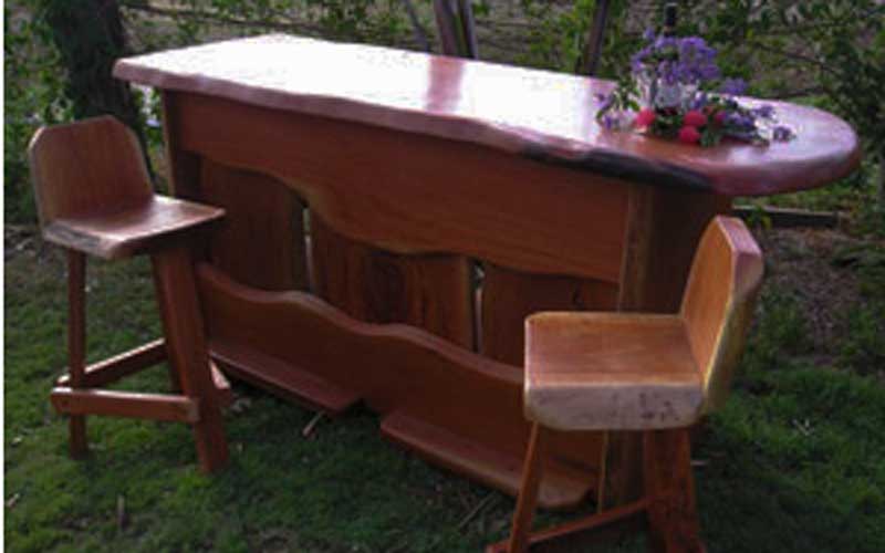 Hardwood Bar Counter